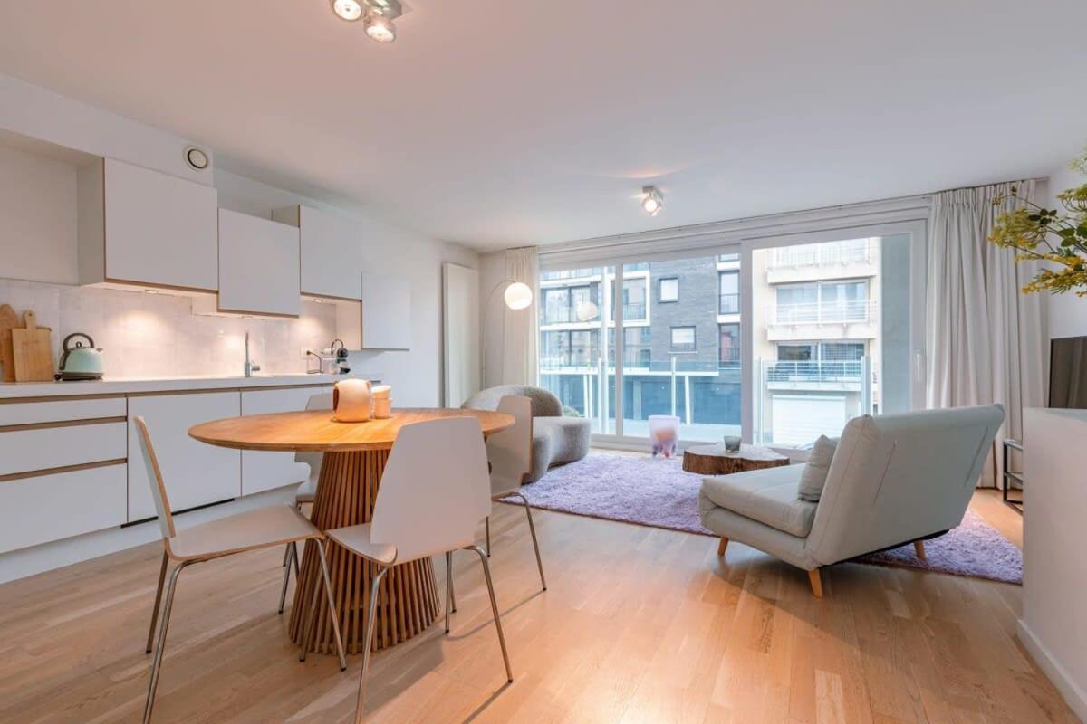 Bright Apartment Nearby The Beach In De Haan Exterior foto